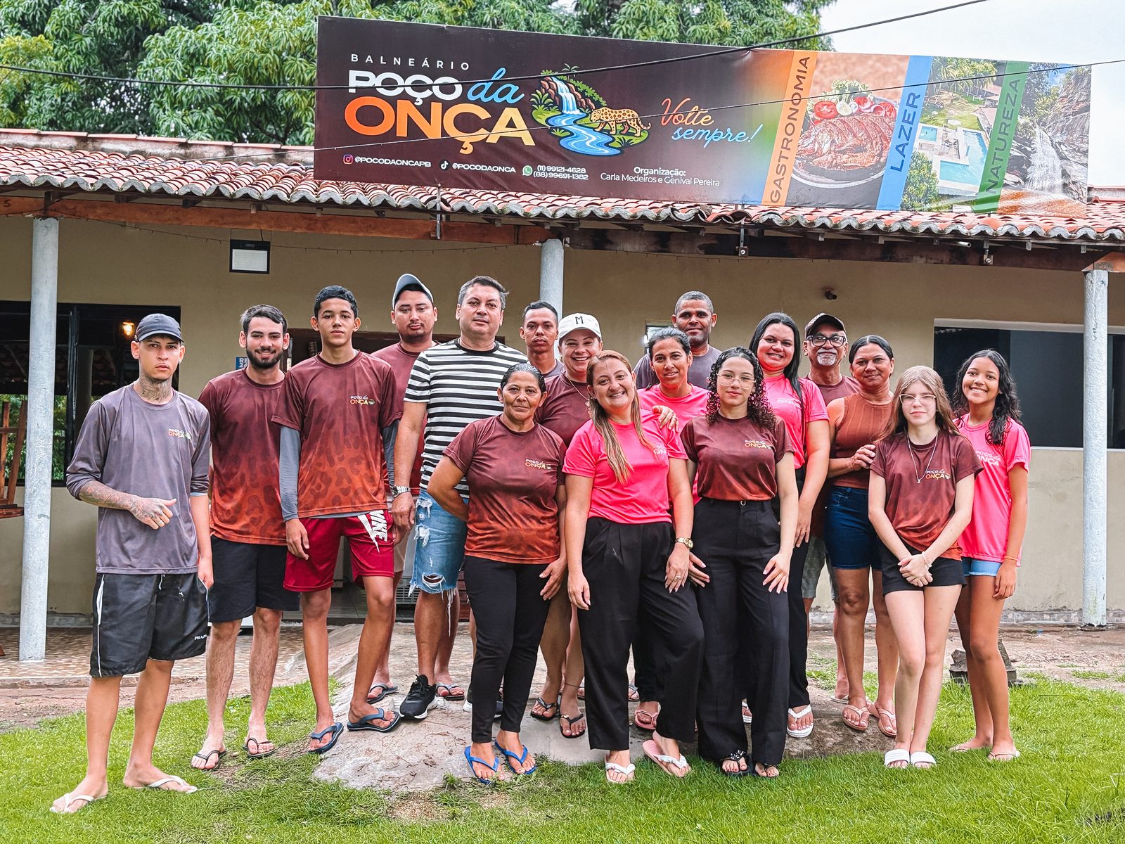 Equipe do Balneário Poço da Onça